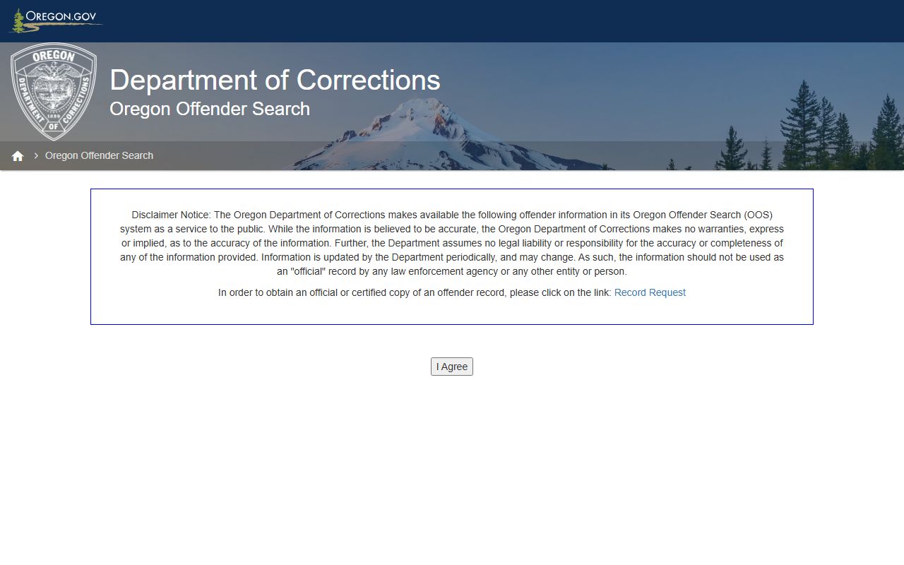 Morrow County arrest records Oregon DOC offender search