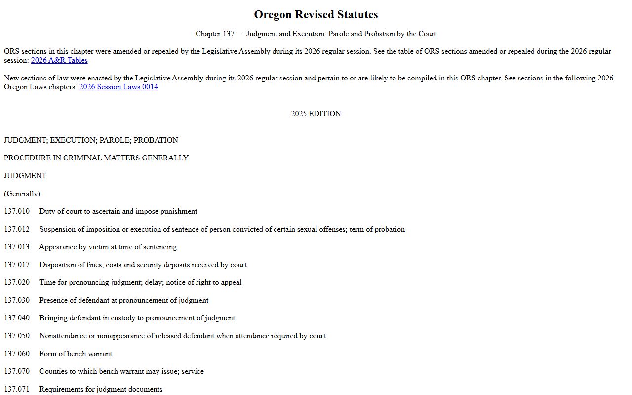 Morrow County criminal court records Oregon set-aside statute