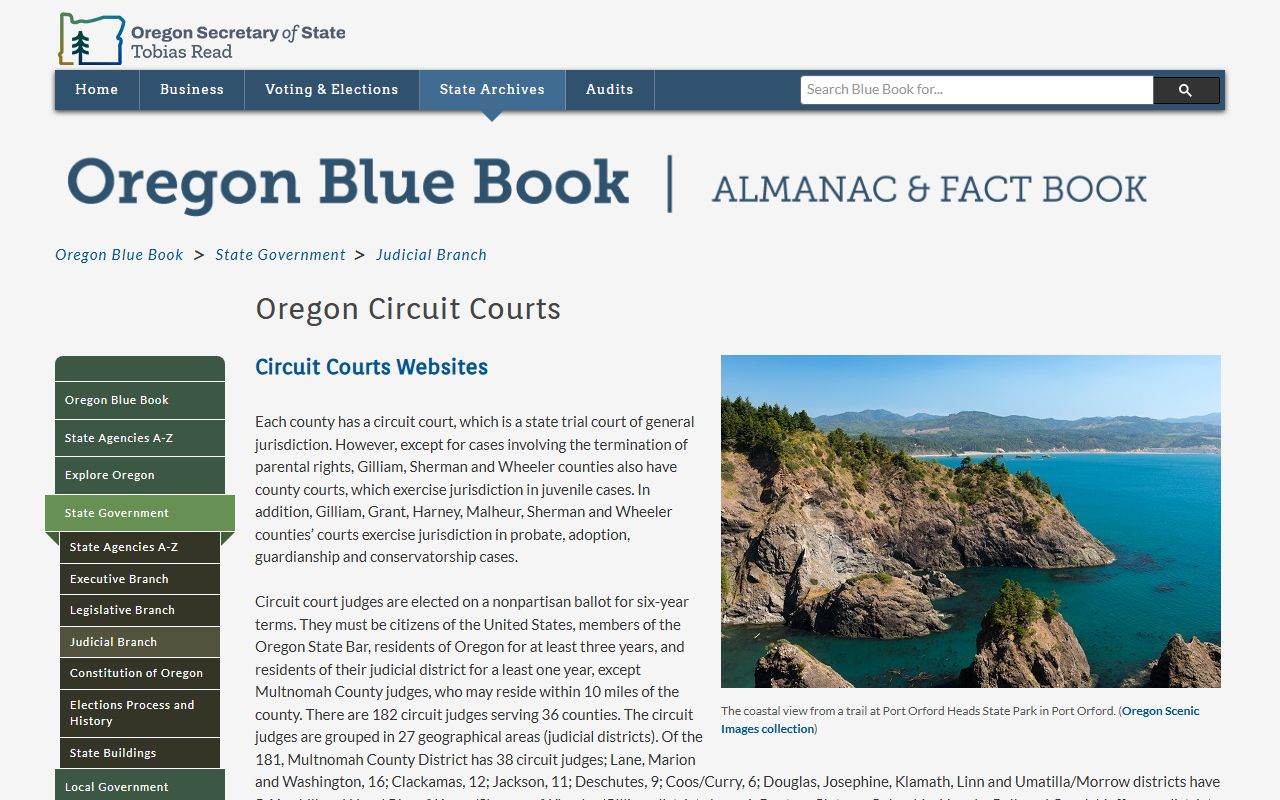 Morrow County court records Oregon circuit court structure