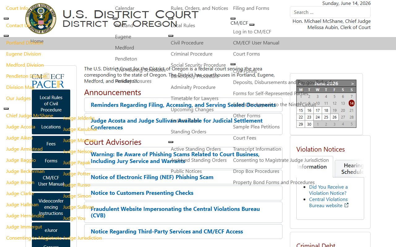 Morrow County probate records District of Oregon source